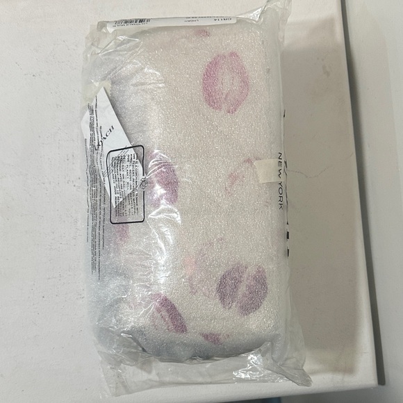 White and Pink Patterned Pillow - Picture 3 of 11